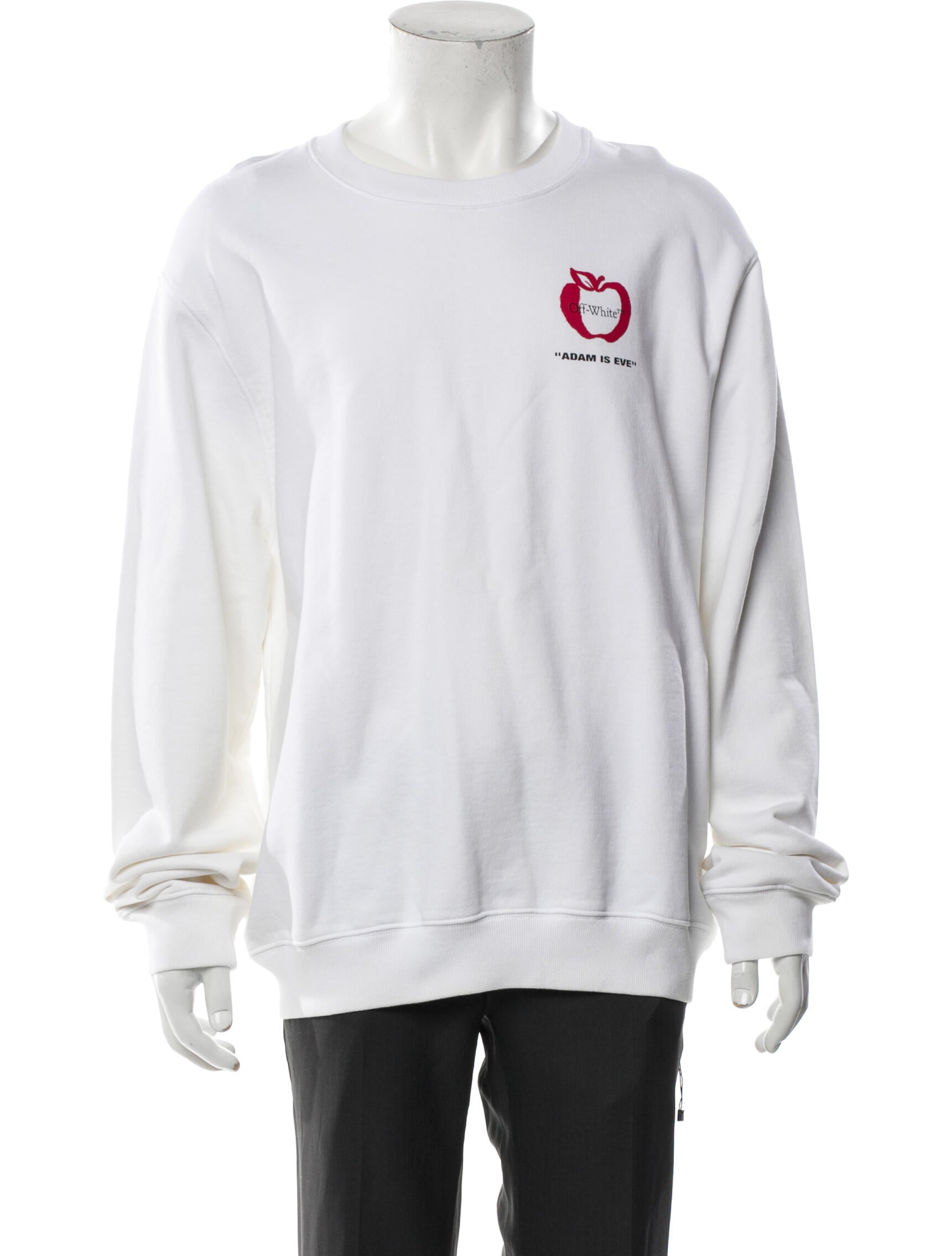 Off-White 2021 'Adam Is Eve' Sweatshirt w/ Tags