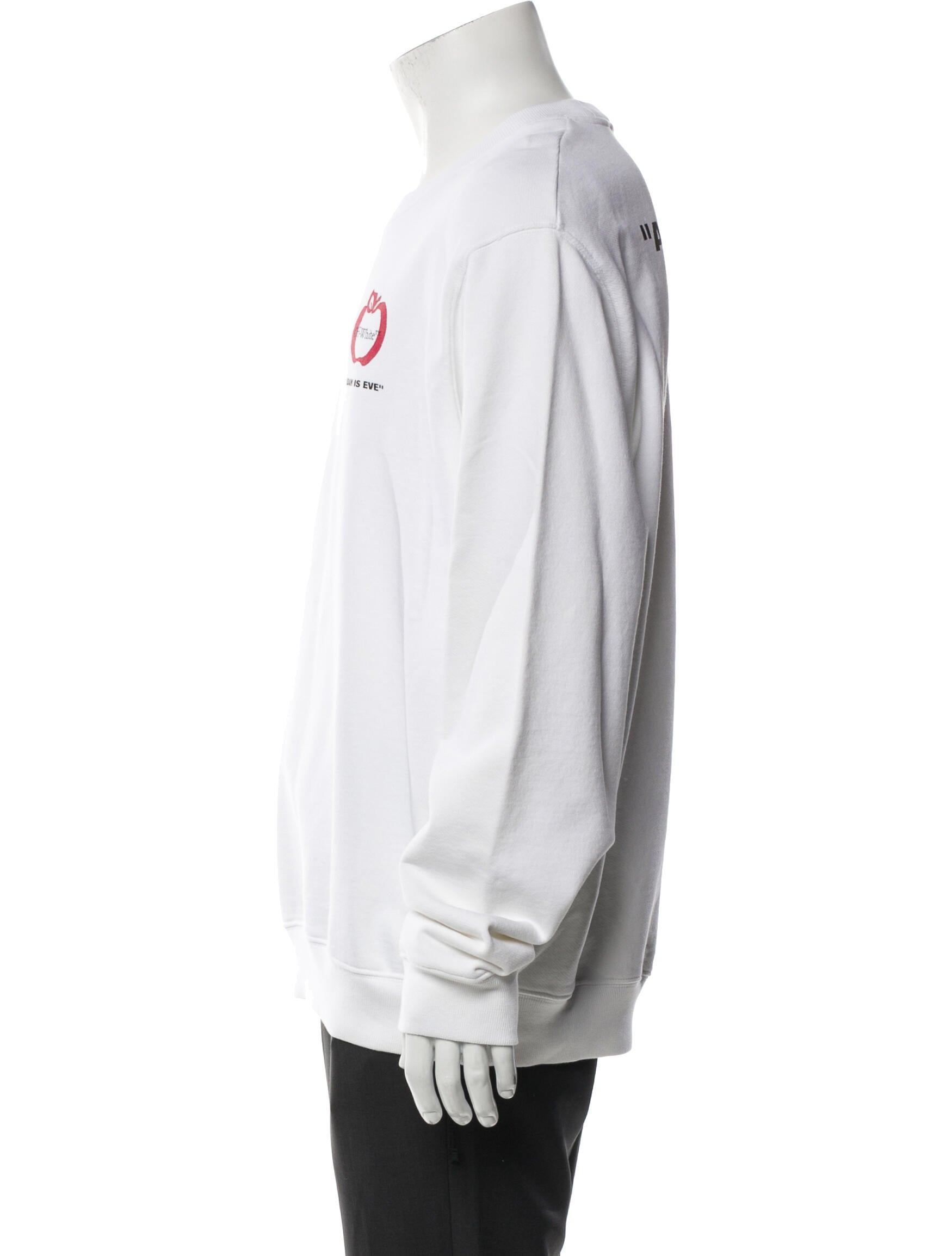 Off-White 2021 'Adam Is Eve' Sweatshirt w/ Tags