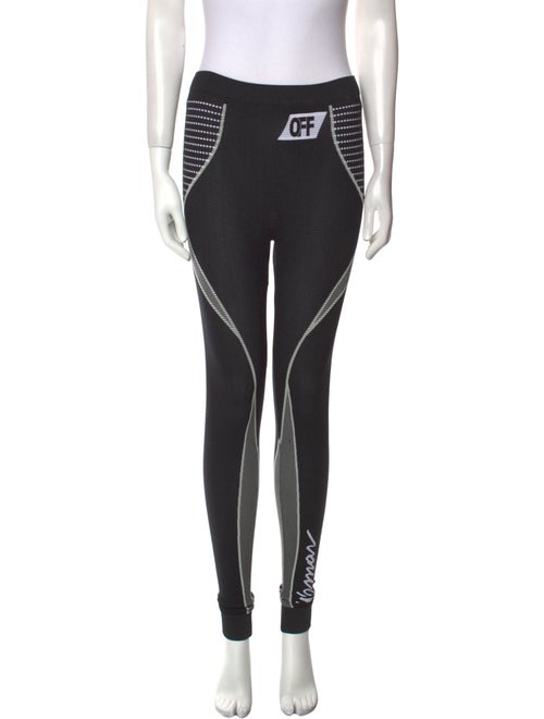 Off-White Striped Skinny Leg Pants