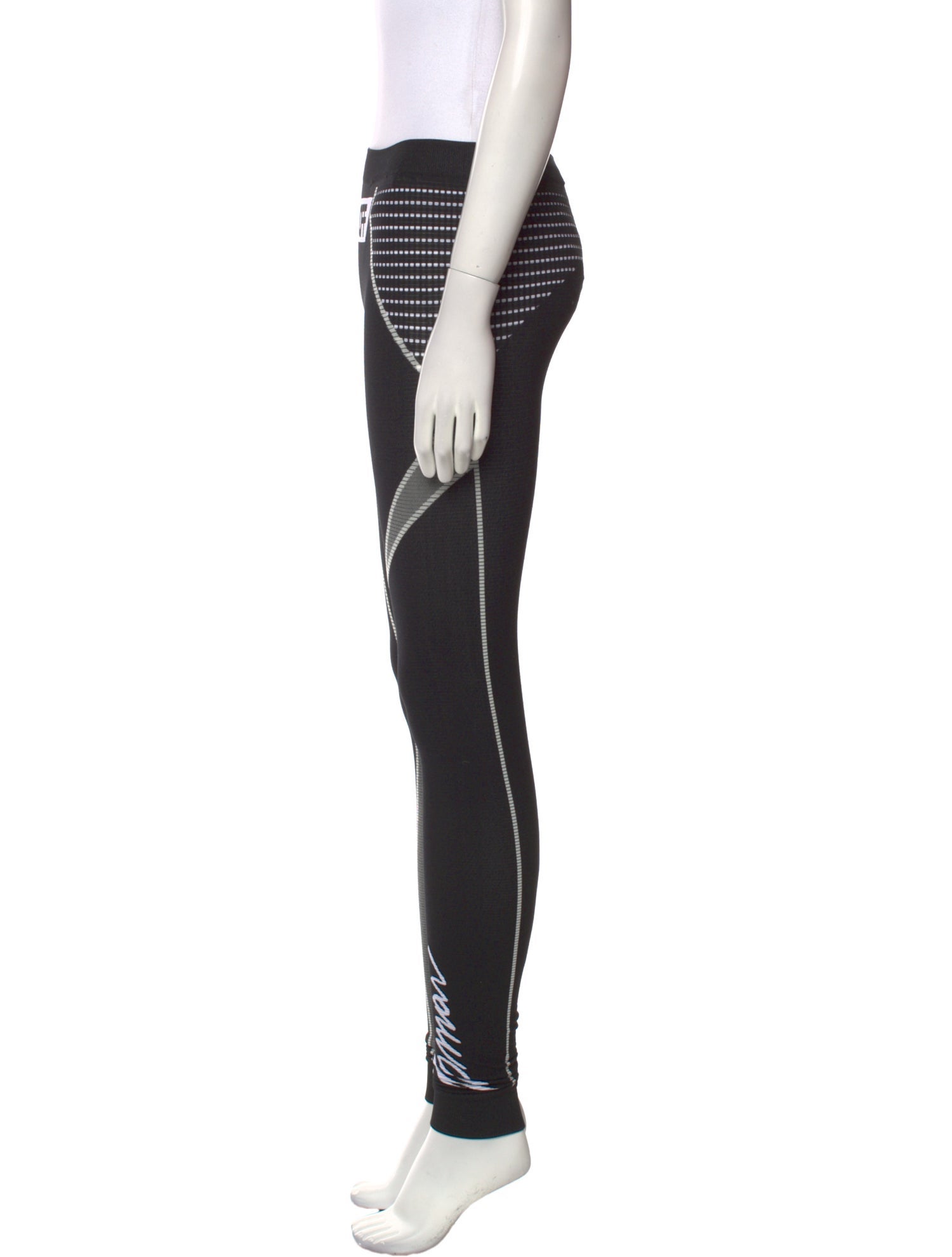 Off-White Striped Skinny Leg Pants