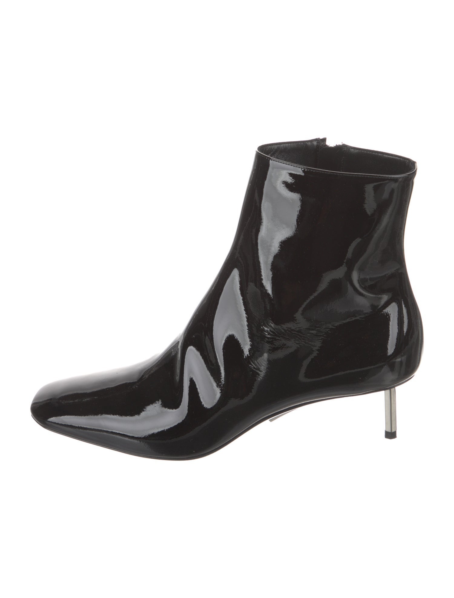 Off-White 2020 Patent Leather Allen Boots w/ Tags