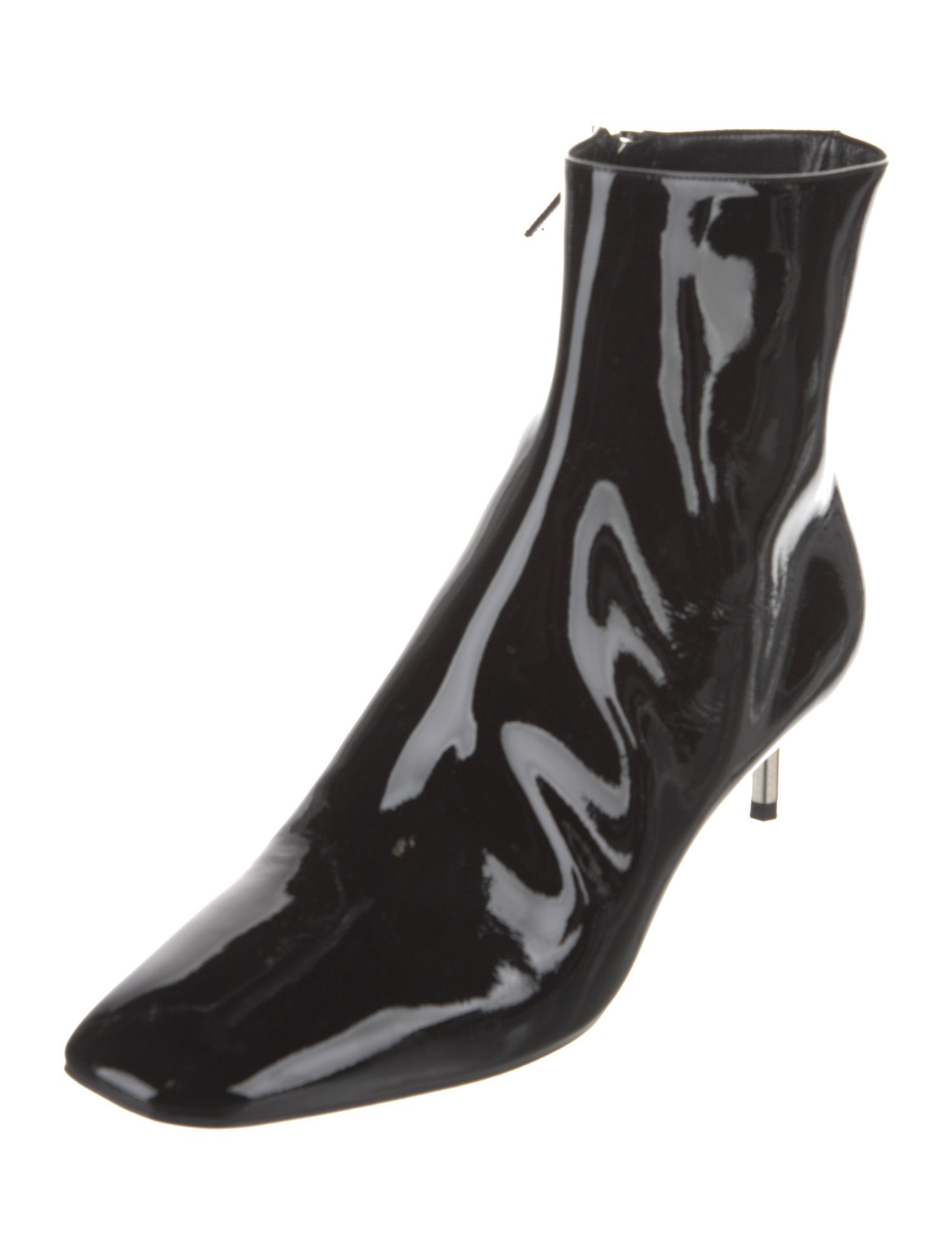 Off-White 2020 Patent Leather Allen Boots w/ Tags