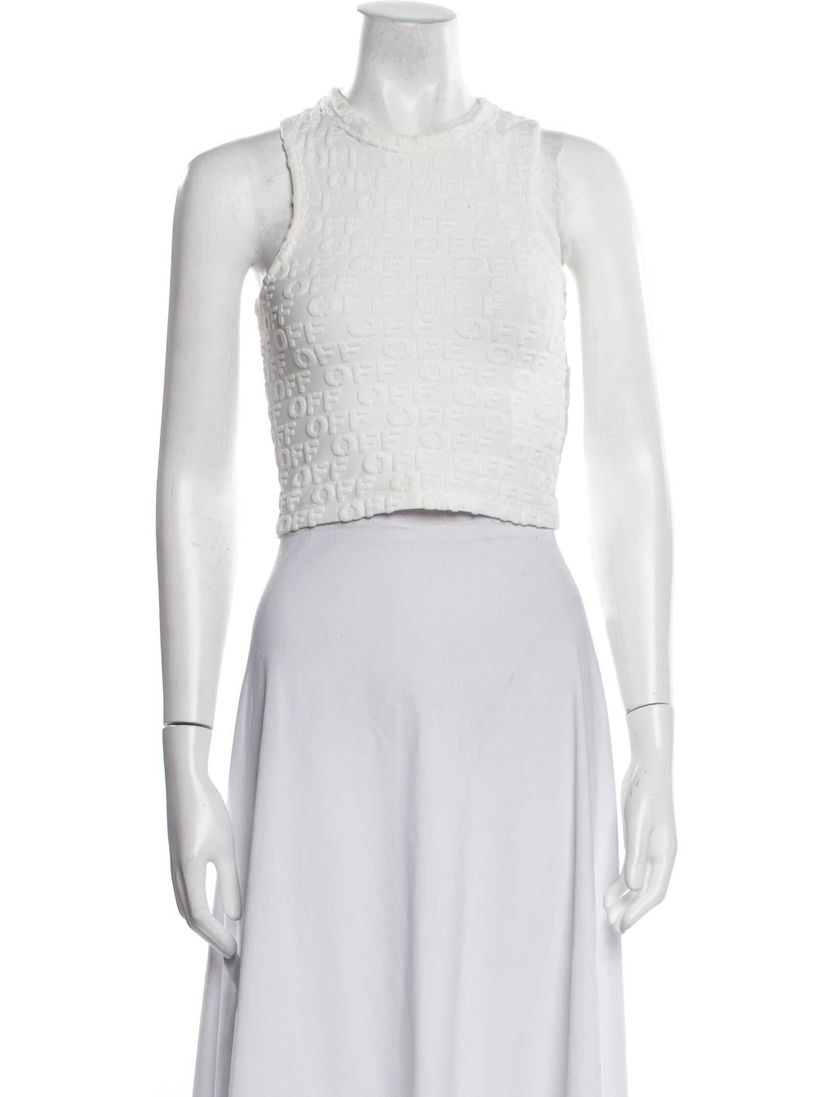 Off-White 2023 Logo Crop Top