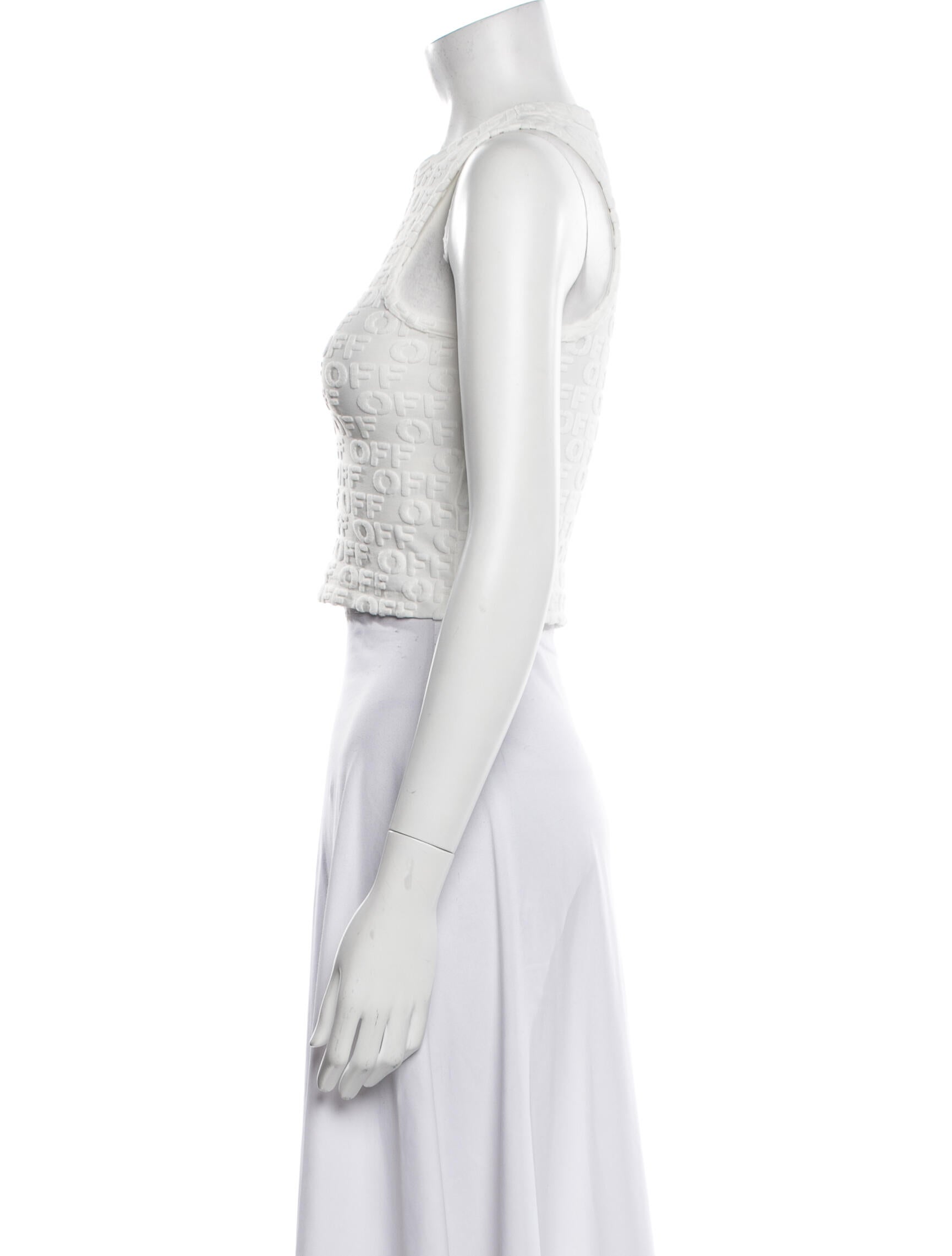 Off-White 2023 Logo Crop Top