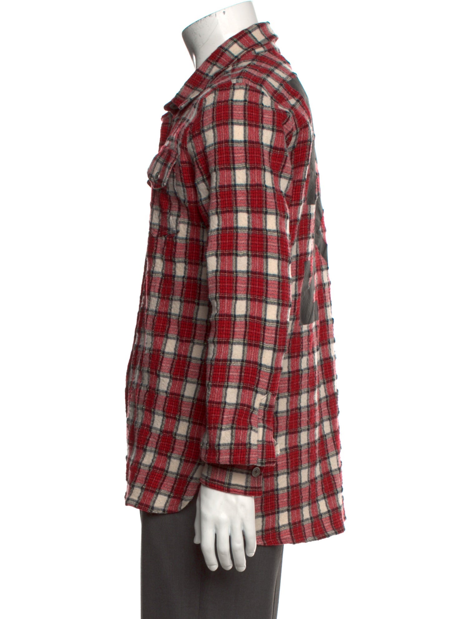 Off-White Arrows Flannel Virgin Wool Shirt