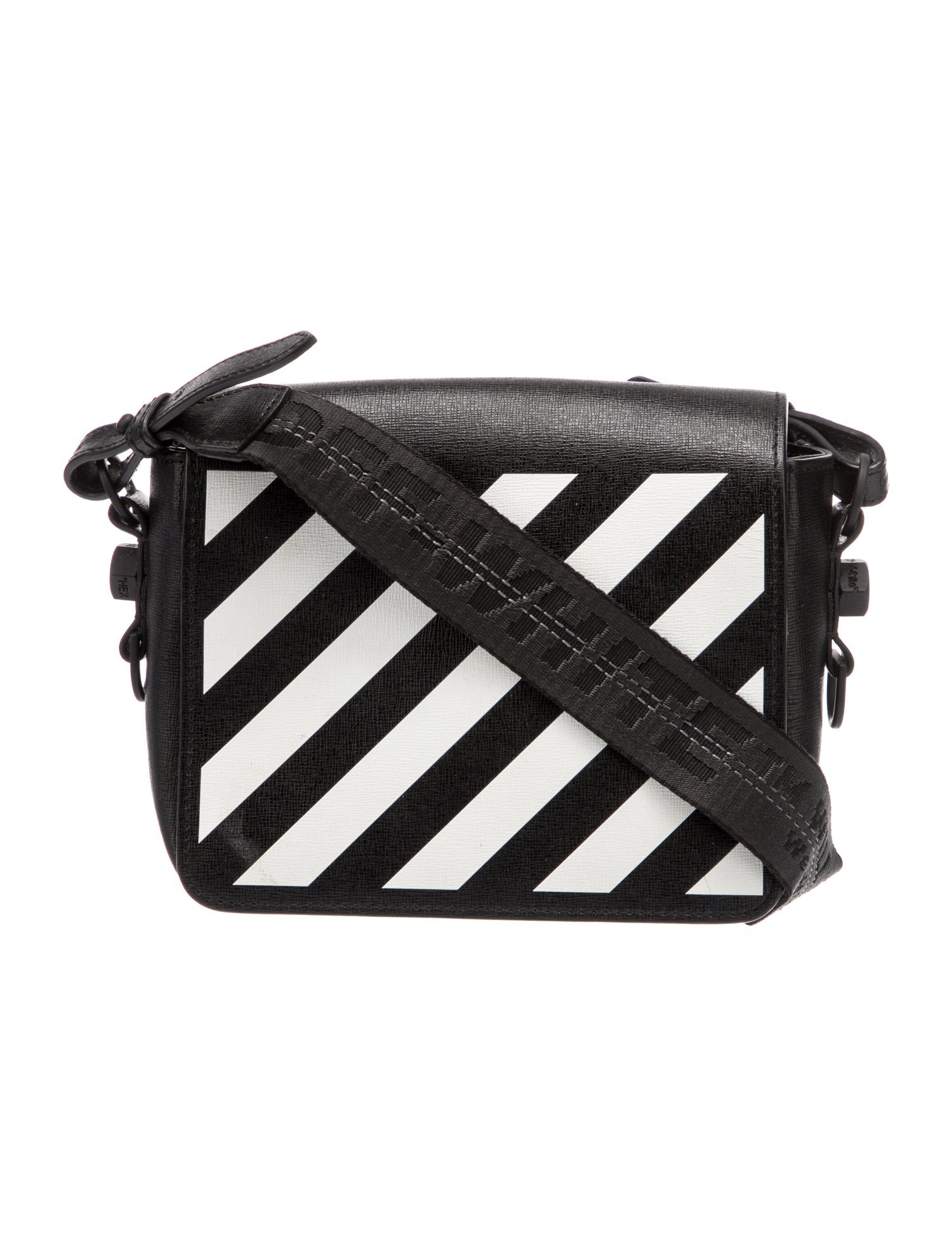 Off-White Leather Crossbody Bag