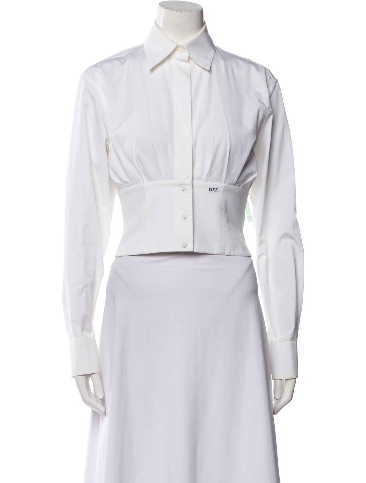 Off-White 2019 Logo Crop Top