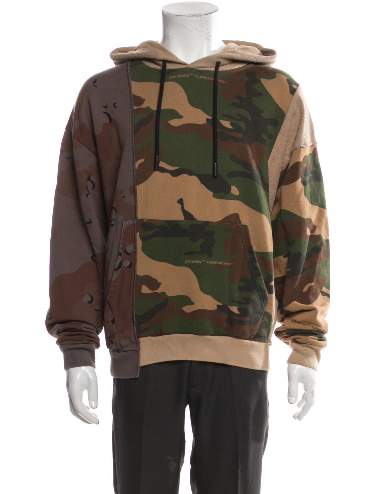Off-White 2018 Camouflage Print Hoodie