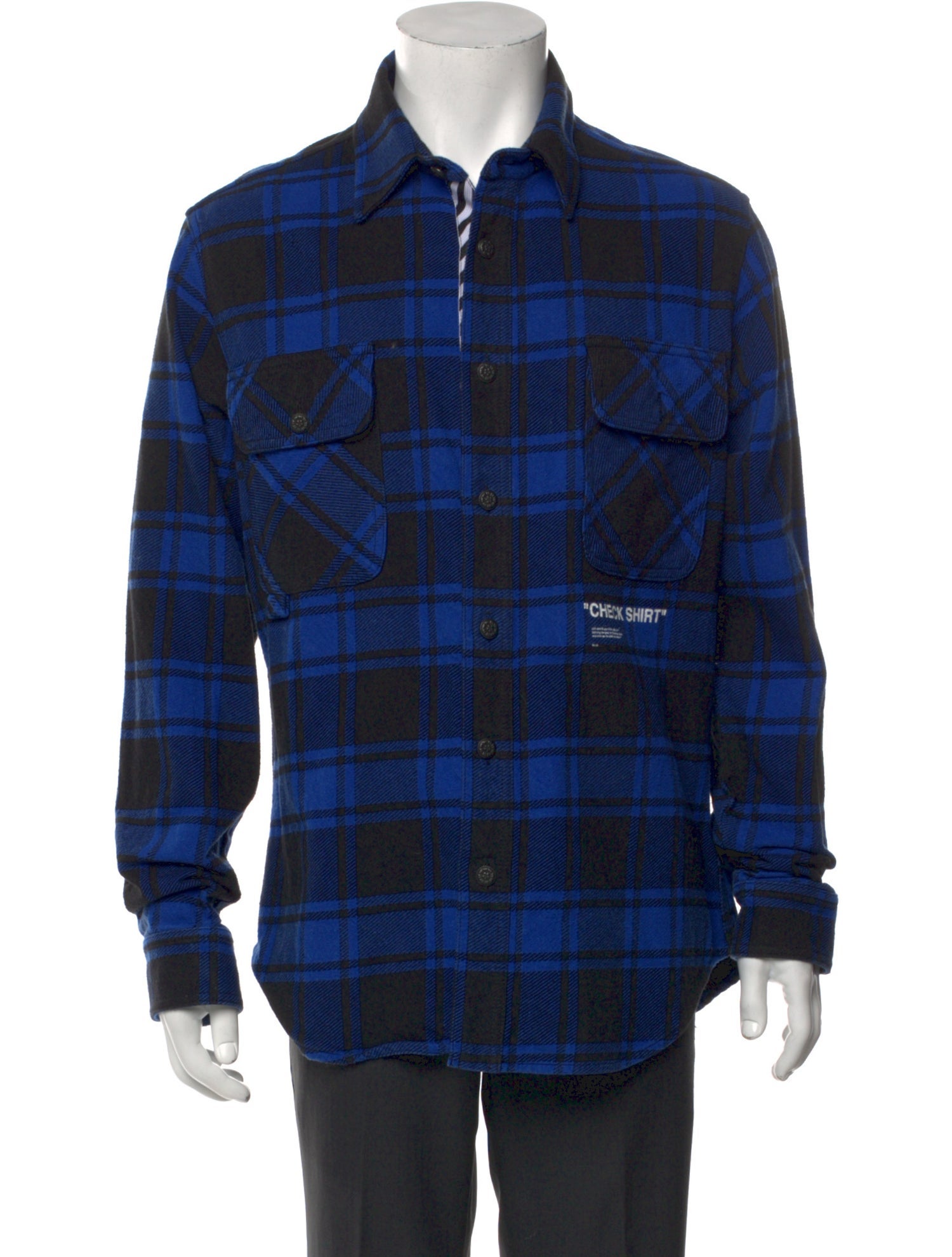 Off-White 2018 Plaid Print Shirt