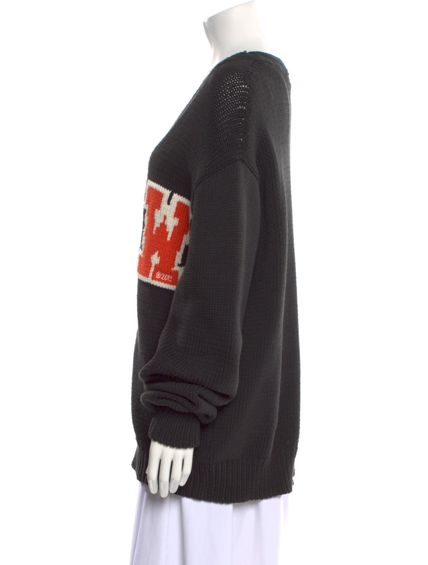 Off-White Logo Graphic Print Cardigan