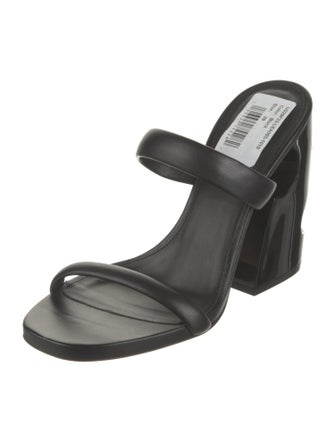 Off-White Leather Slides