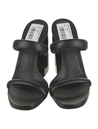 Off-White Leather Slides