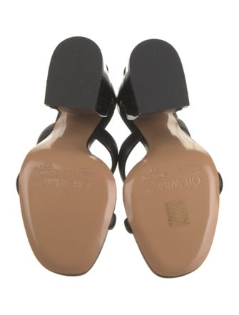 Off-White Leather Slides