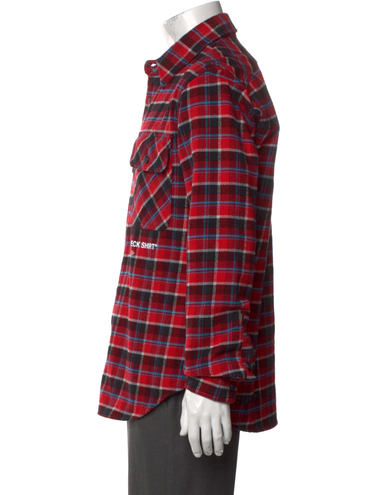 Off-White 2018 Plaid Print Shirt