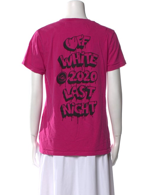 Off-White 'Last Night' Graphic Print T-Shirt