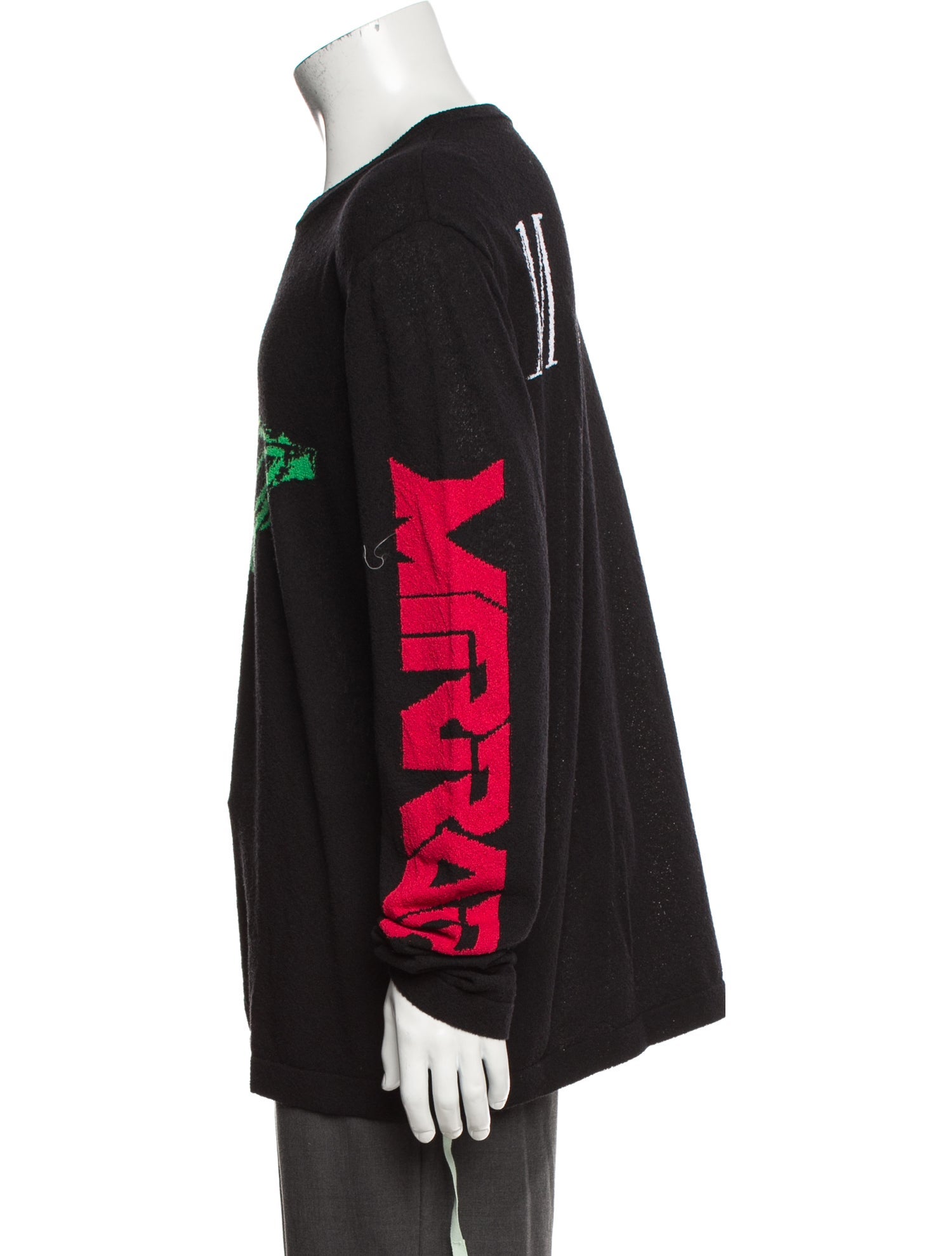 Off-White Mirror Skull Graphic Print Pullover