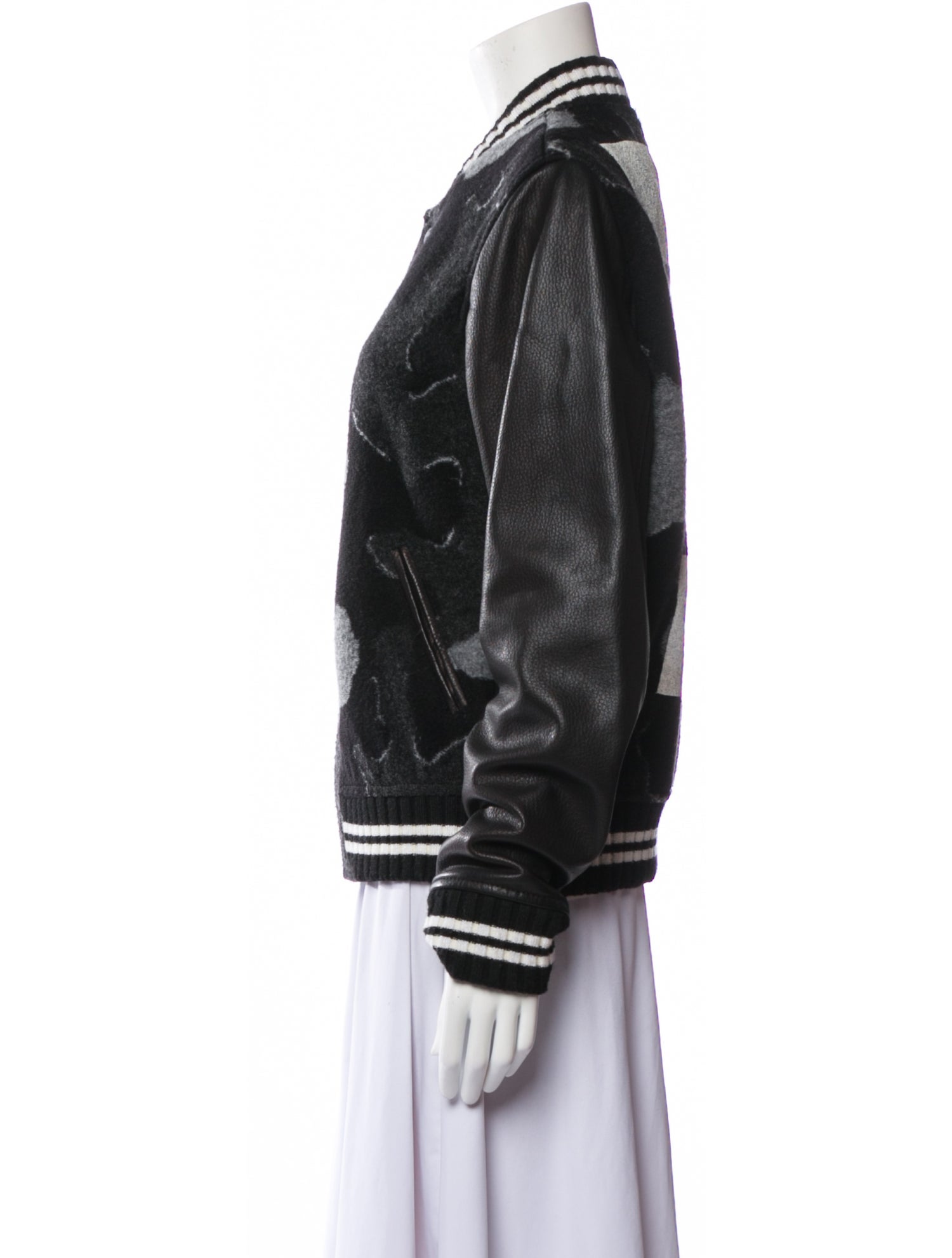 Off-White 2017 Arrows Logo Varsity Jacket