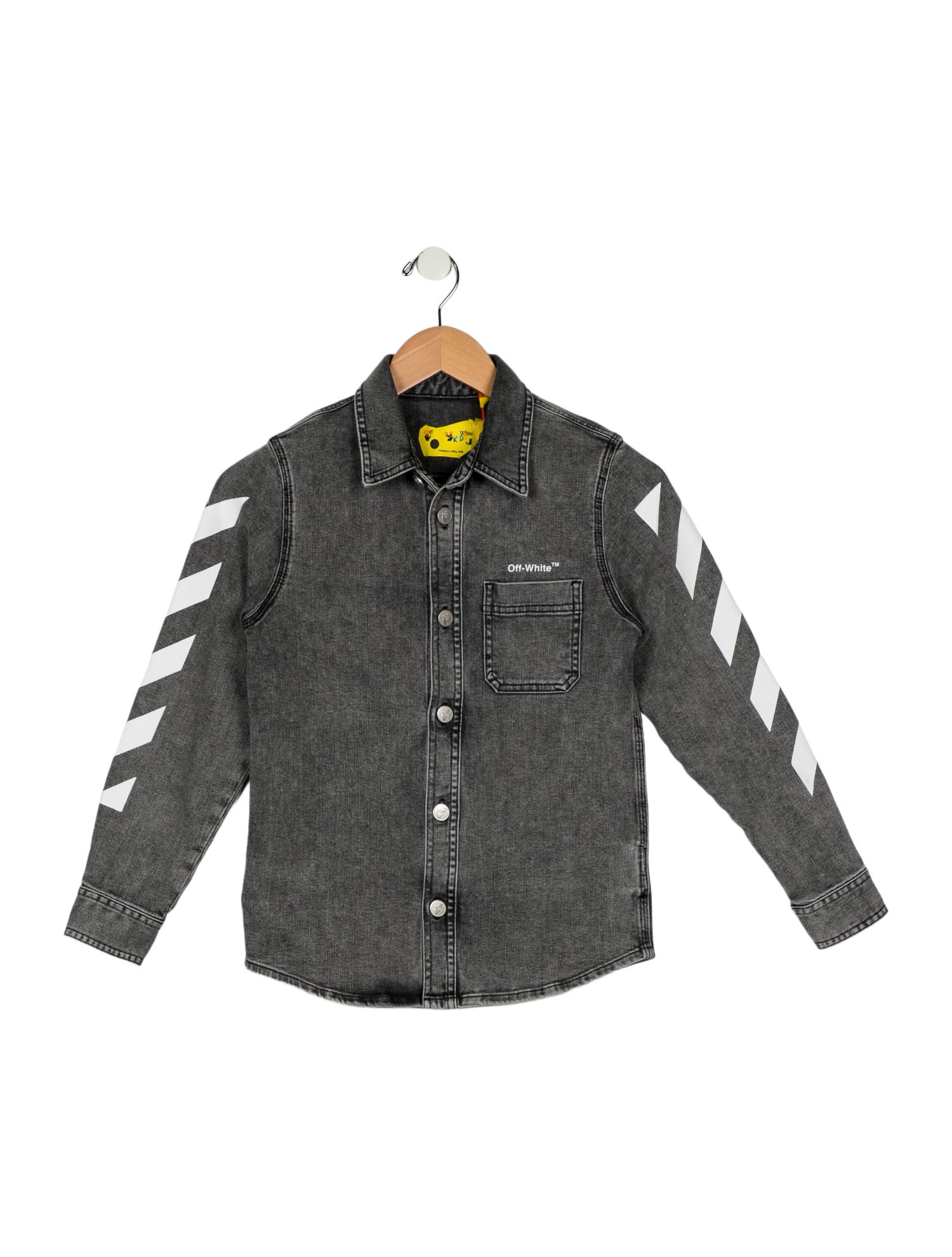 Off-White Kids' Diagonals Denim Jacket