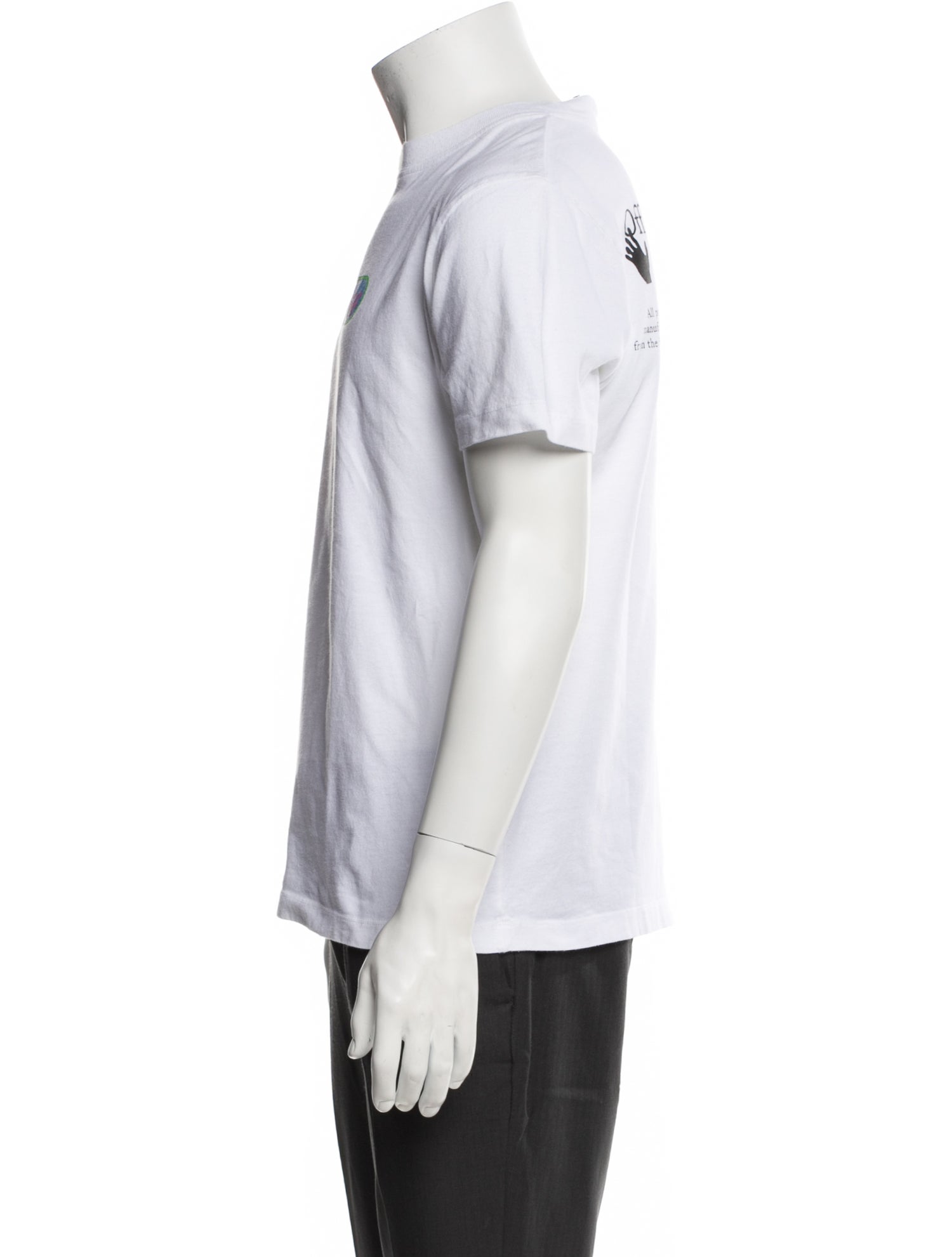 Off-White Graphic Print Crew Neck T-Shirt