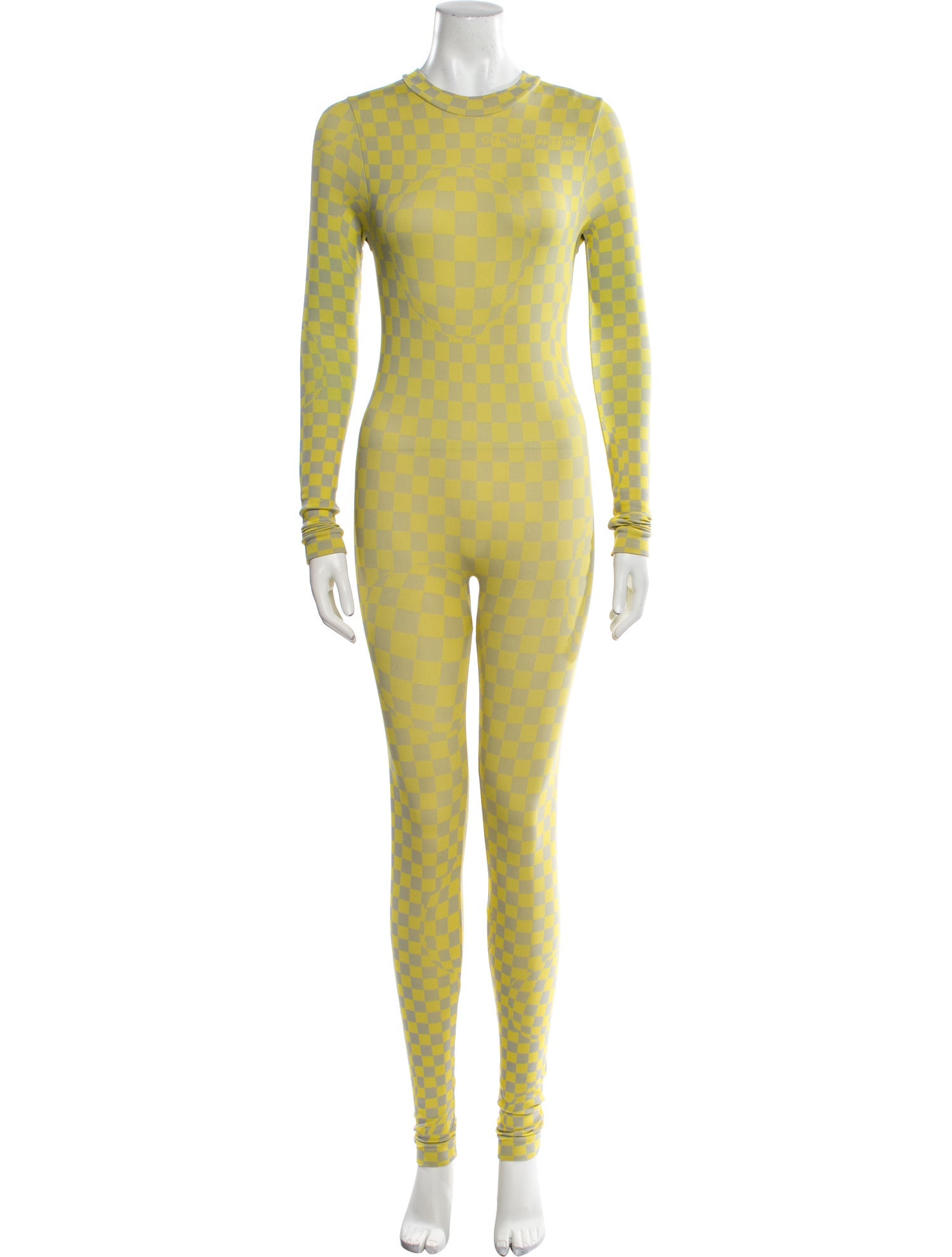 Off-White 2019 Checkerboard Jumpsuit