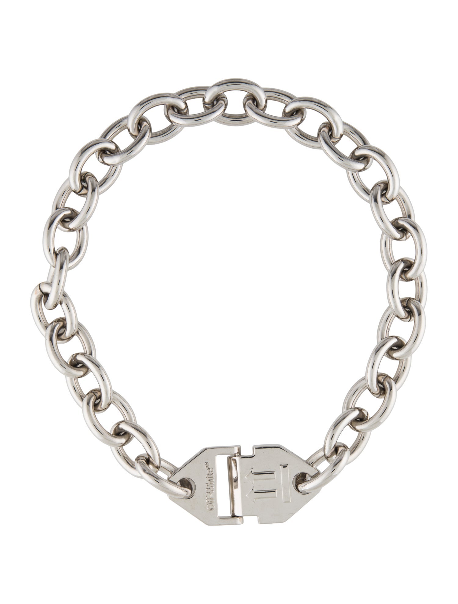 Off-White Thick Chain Necklace