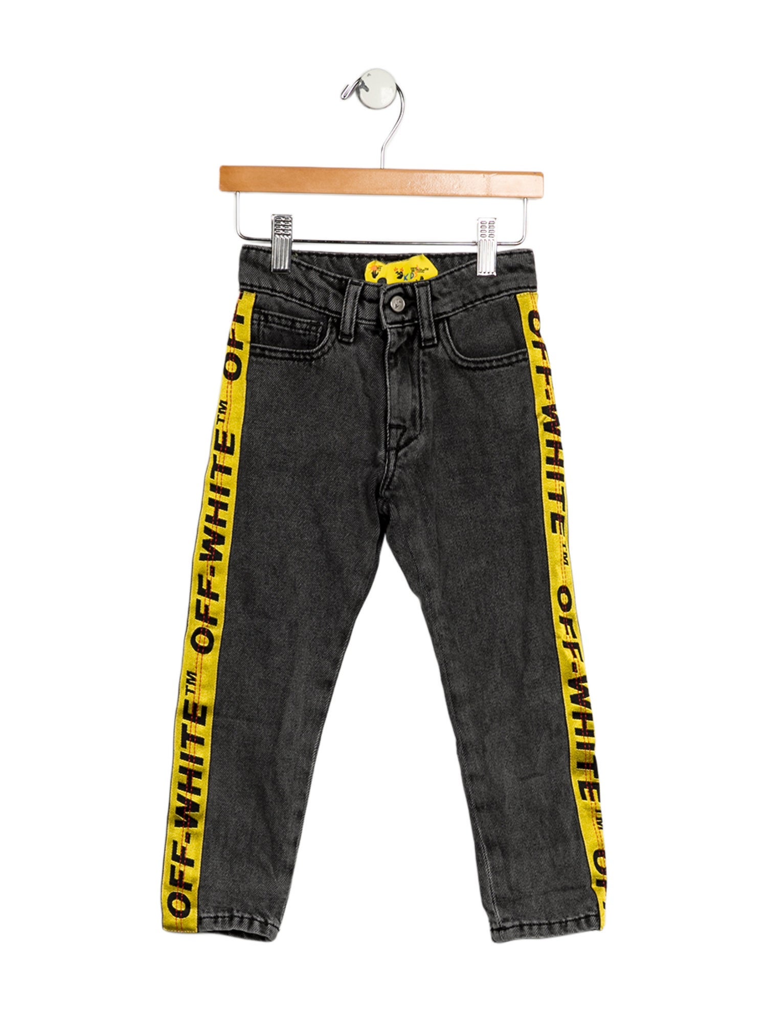 Off-White Kids' Industrial Strap Jeans