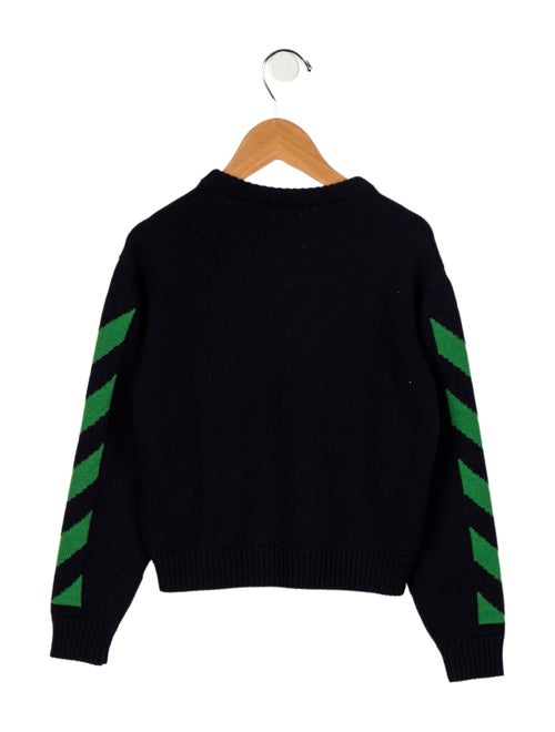Off-White Boys' Diagonals Knitted Sweater