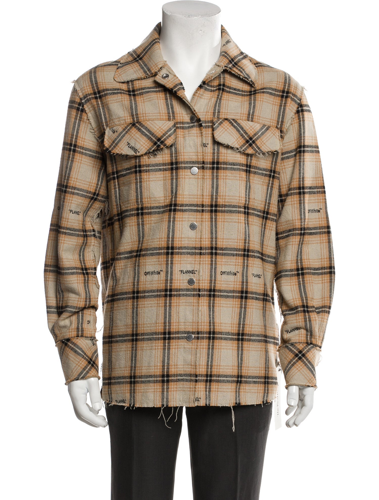 Off-White 2021 "FLANNEL" Western Shirt