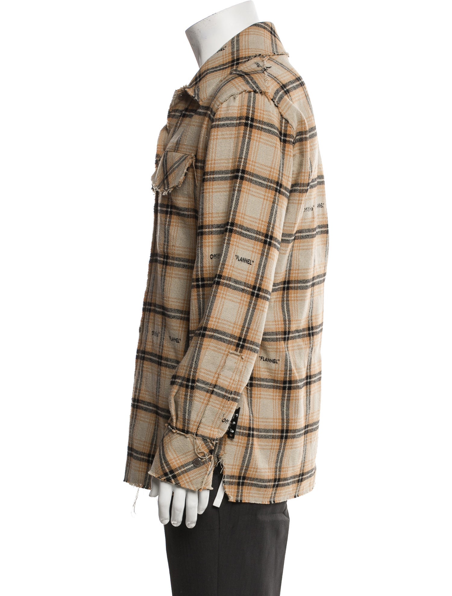 Off-White 2021 "FLANNEL" Western Shirt