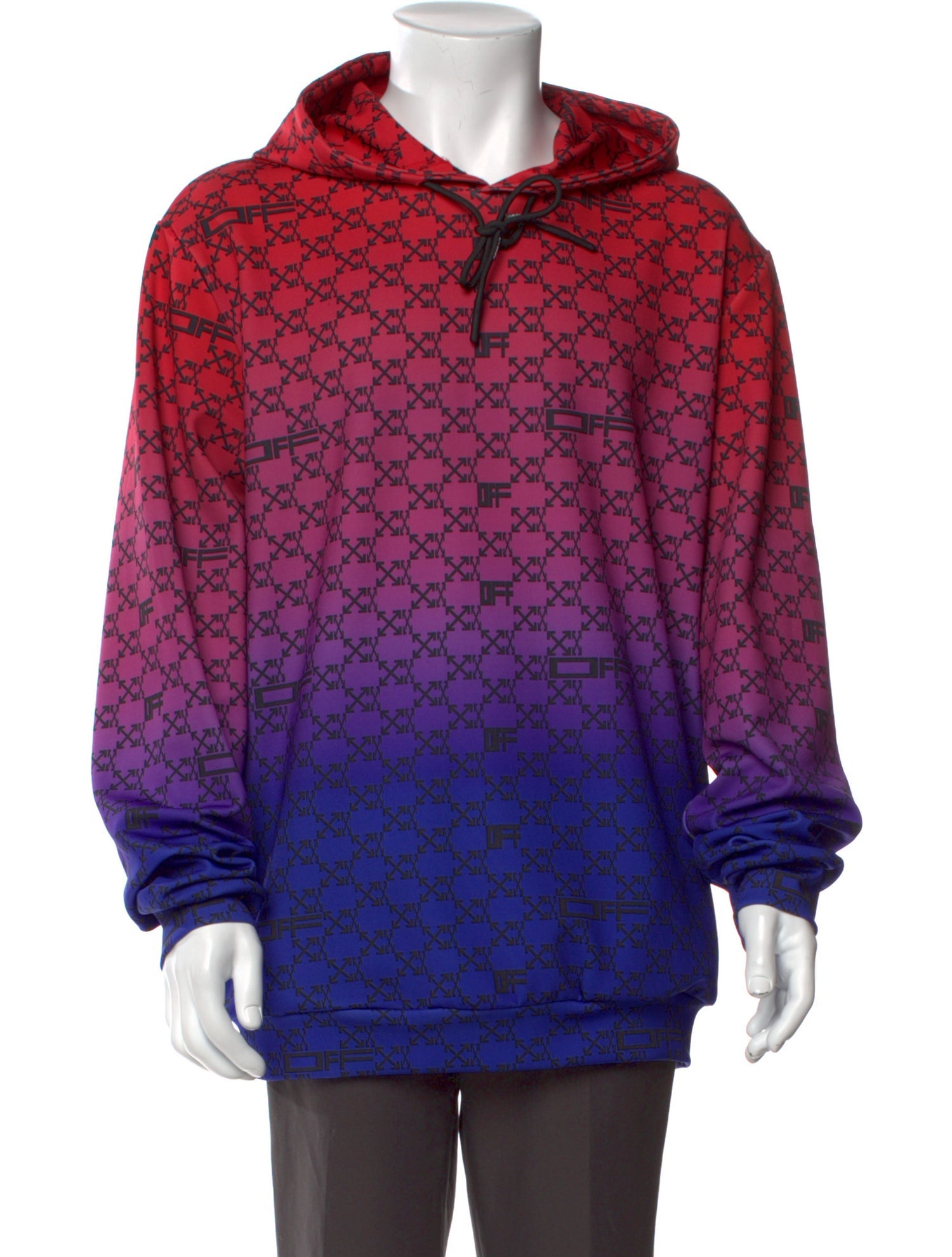 Off-White 2015 x Midnight Studios 'Split' Hoodie - Red