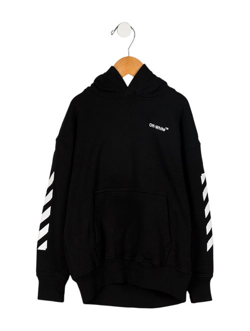 Off-White Kids Boy's Logo Printed Hoodie