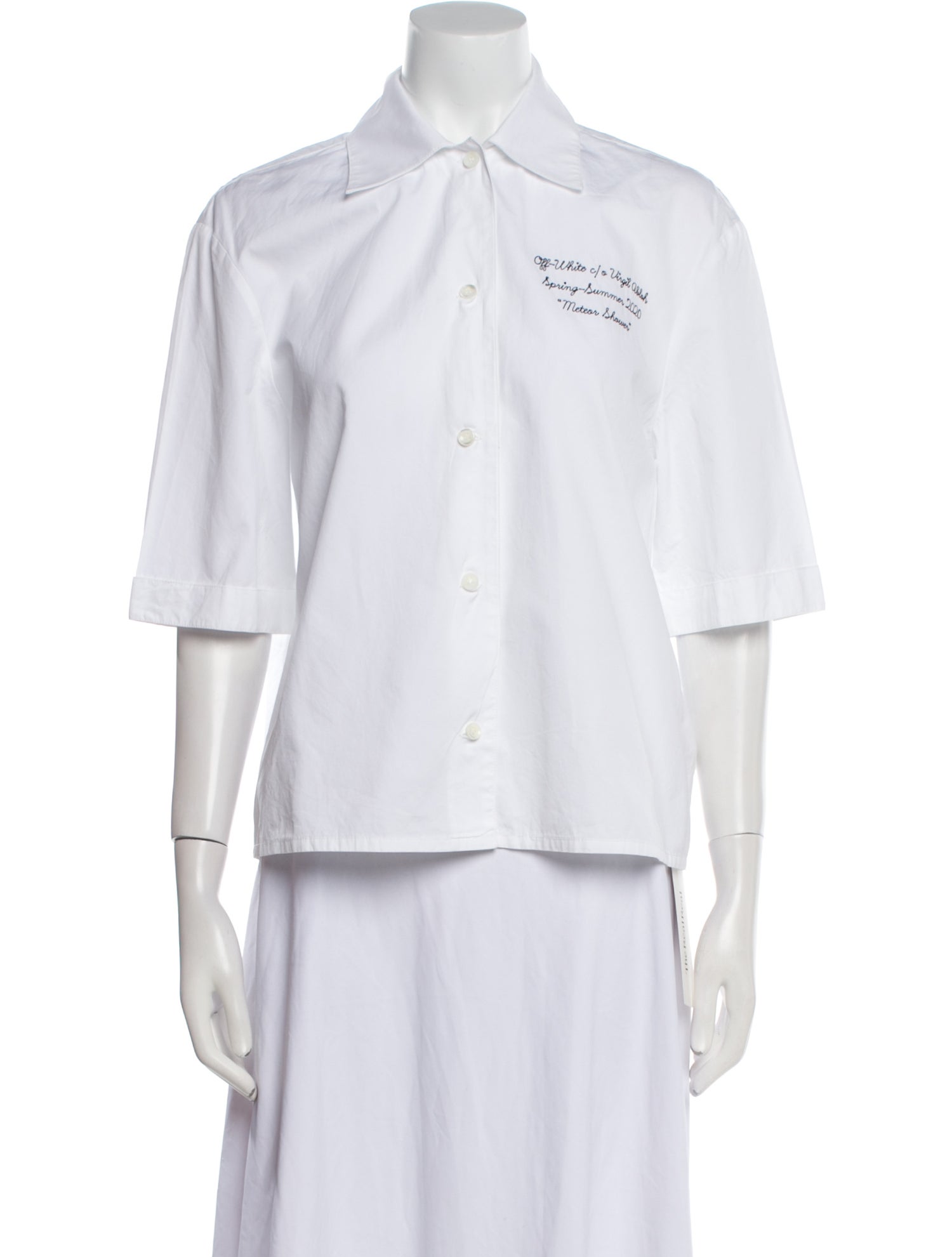 Off-White 2020 'Meteor Shower' Button-Up Top