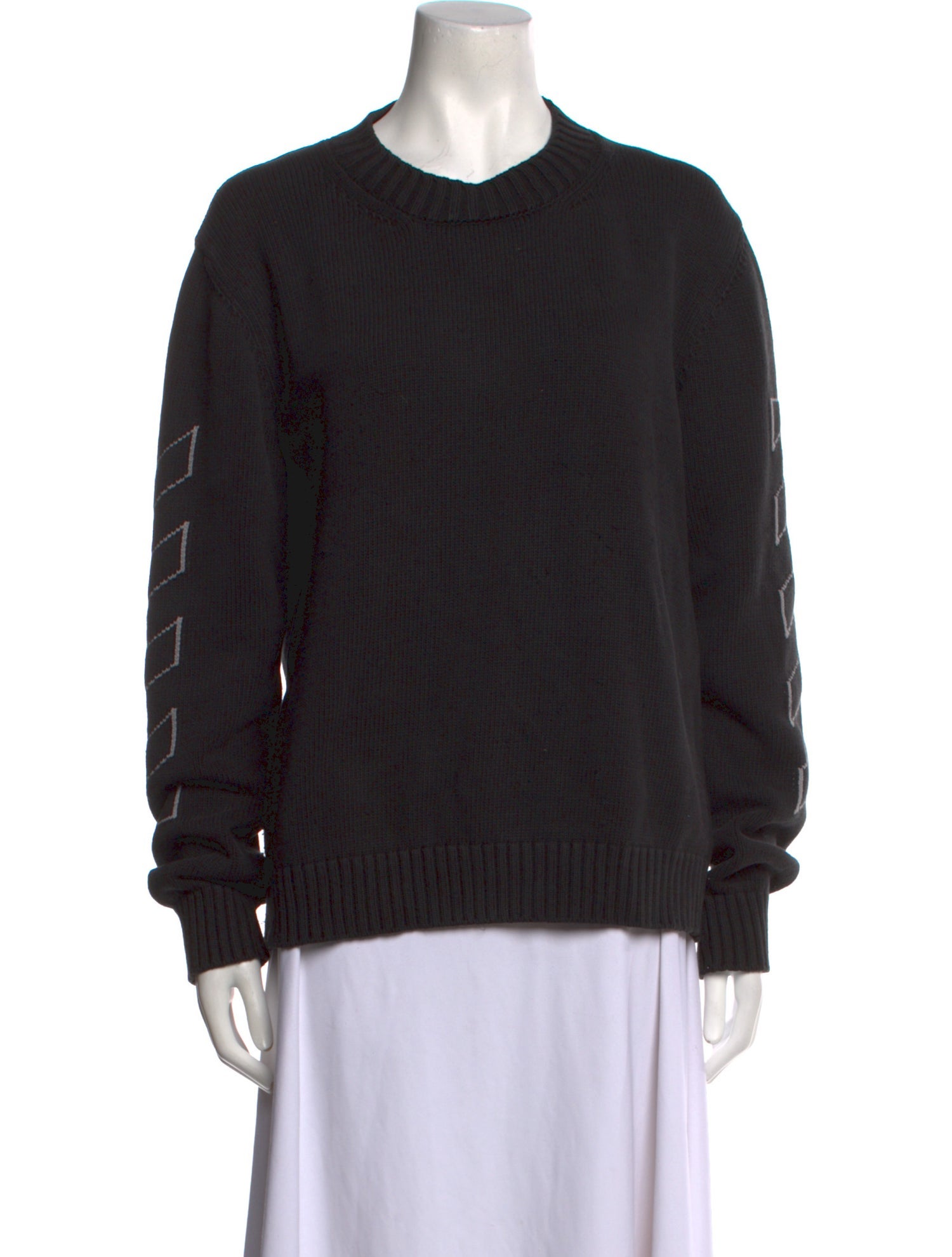 Off-White Diagonals Crew Neck Sweater