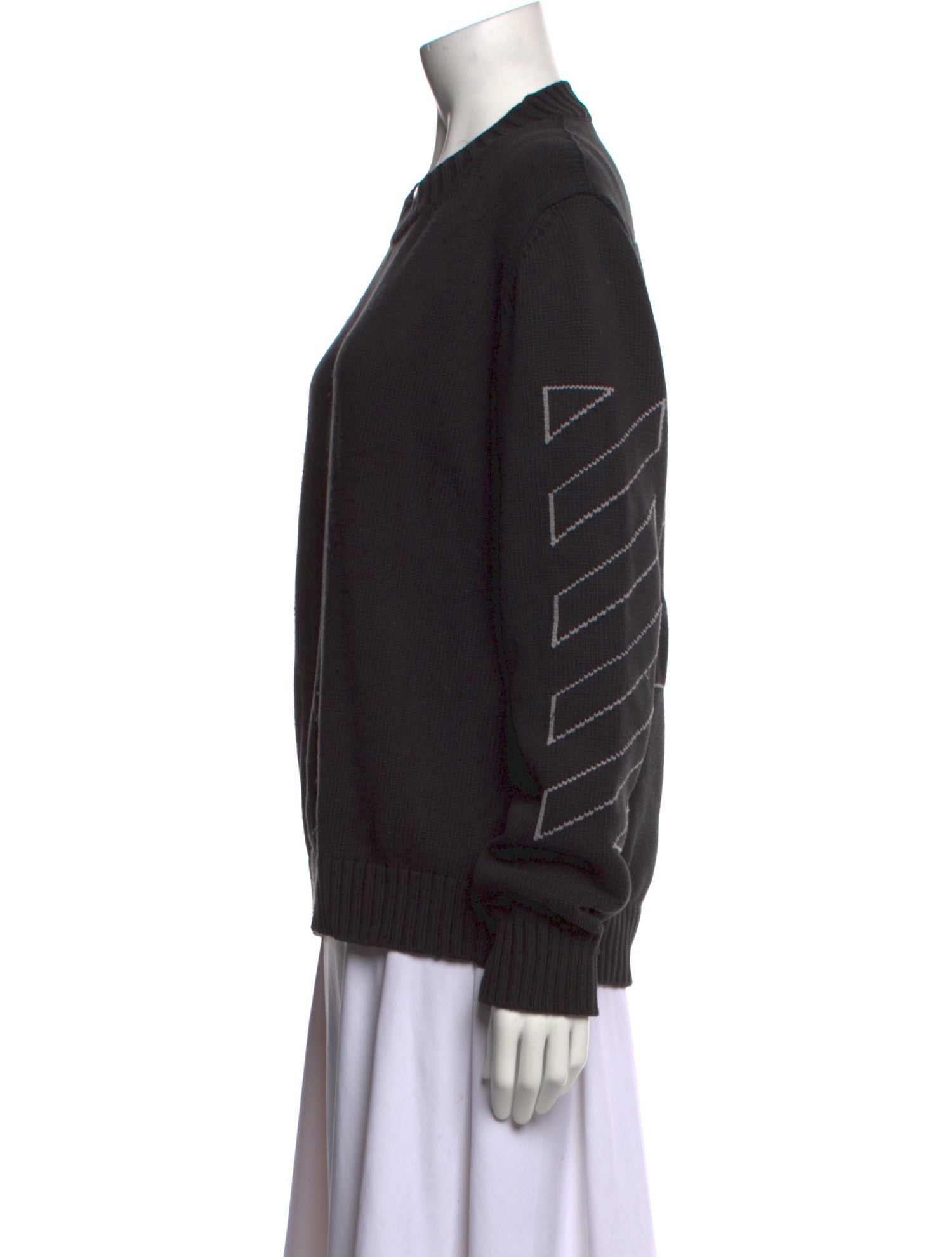 Off-White Diagonals Crew Neck Sweater