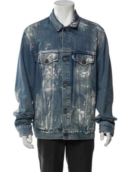 Off-White 2017 Graphic Print Denim Jacket