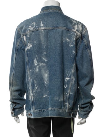 Off-White 2017 Graphic Print Denim Jacket