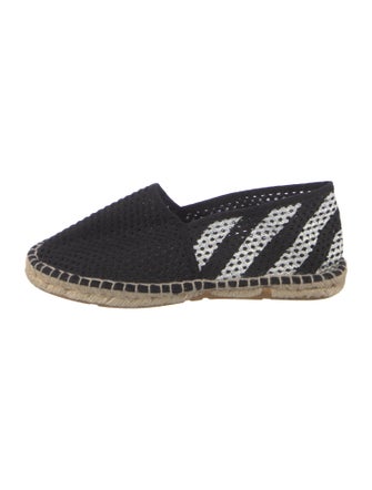 Off-White Diagonals Canvas Espadrilles