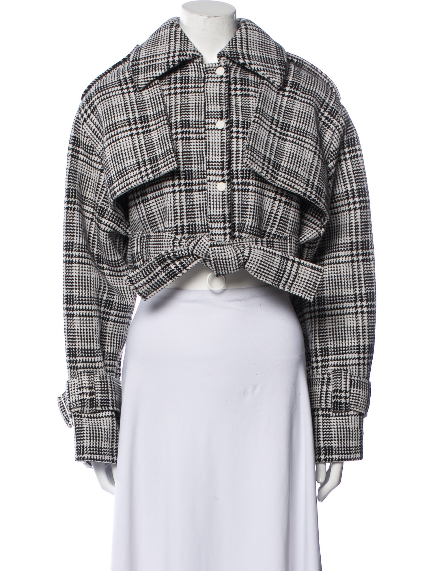 Off-White 2017 Houndstooth Print Bolero