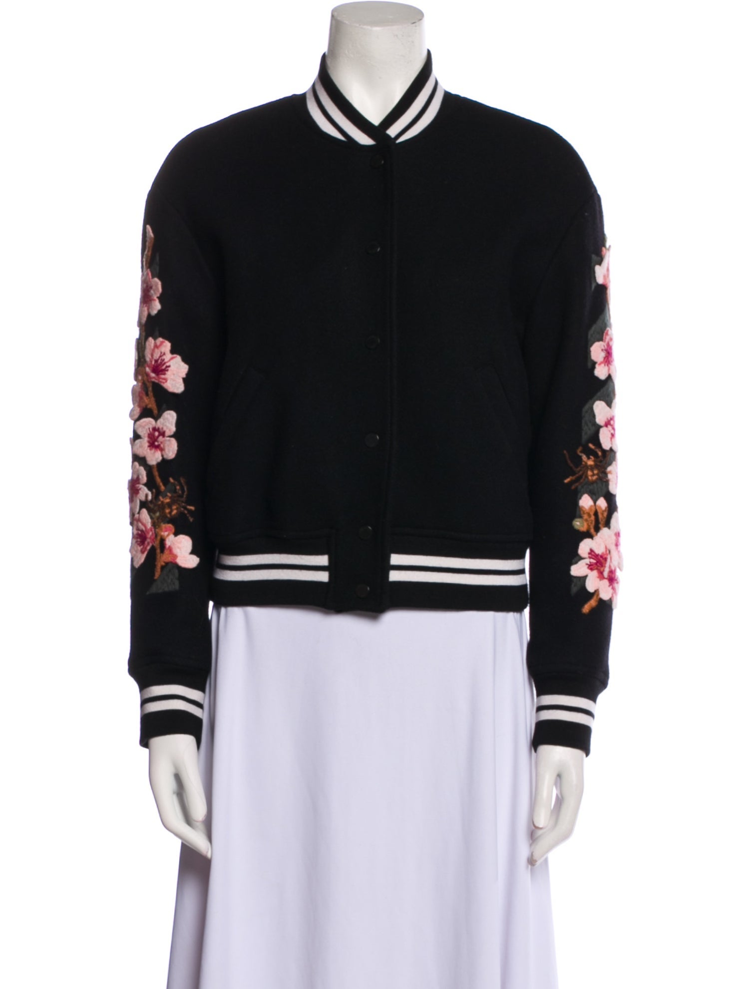 Off-White 2017 Graphic Print Bomber Jacket