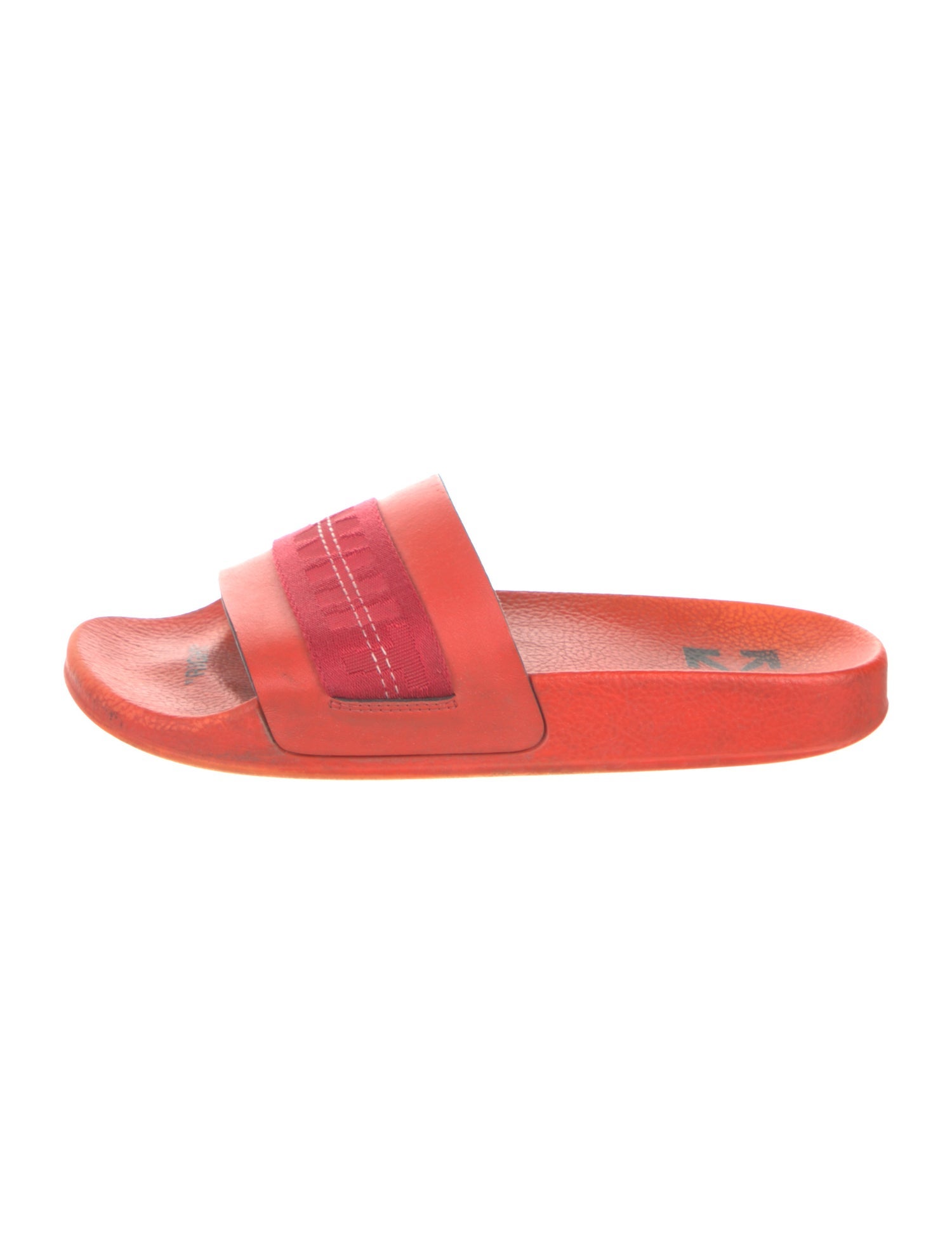 Off-White Rubber Printed Slides