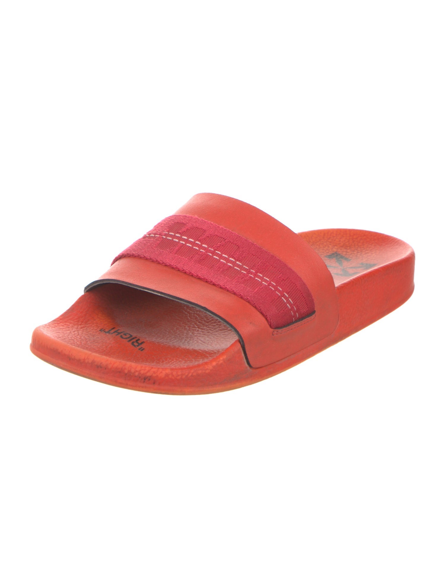 Off-White Rubber Printed Slides