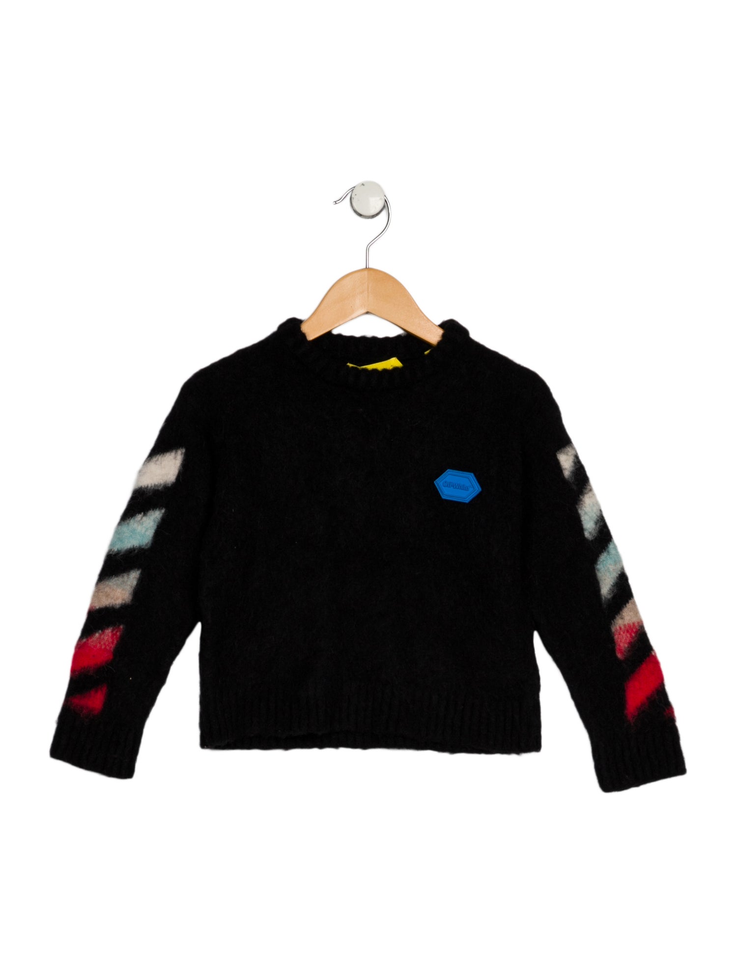 Off-White Toddler Boys' Woven Logo Sweater