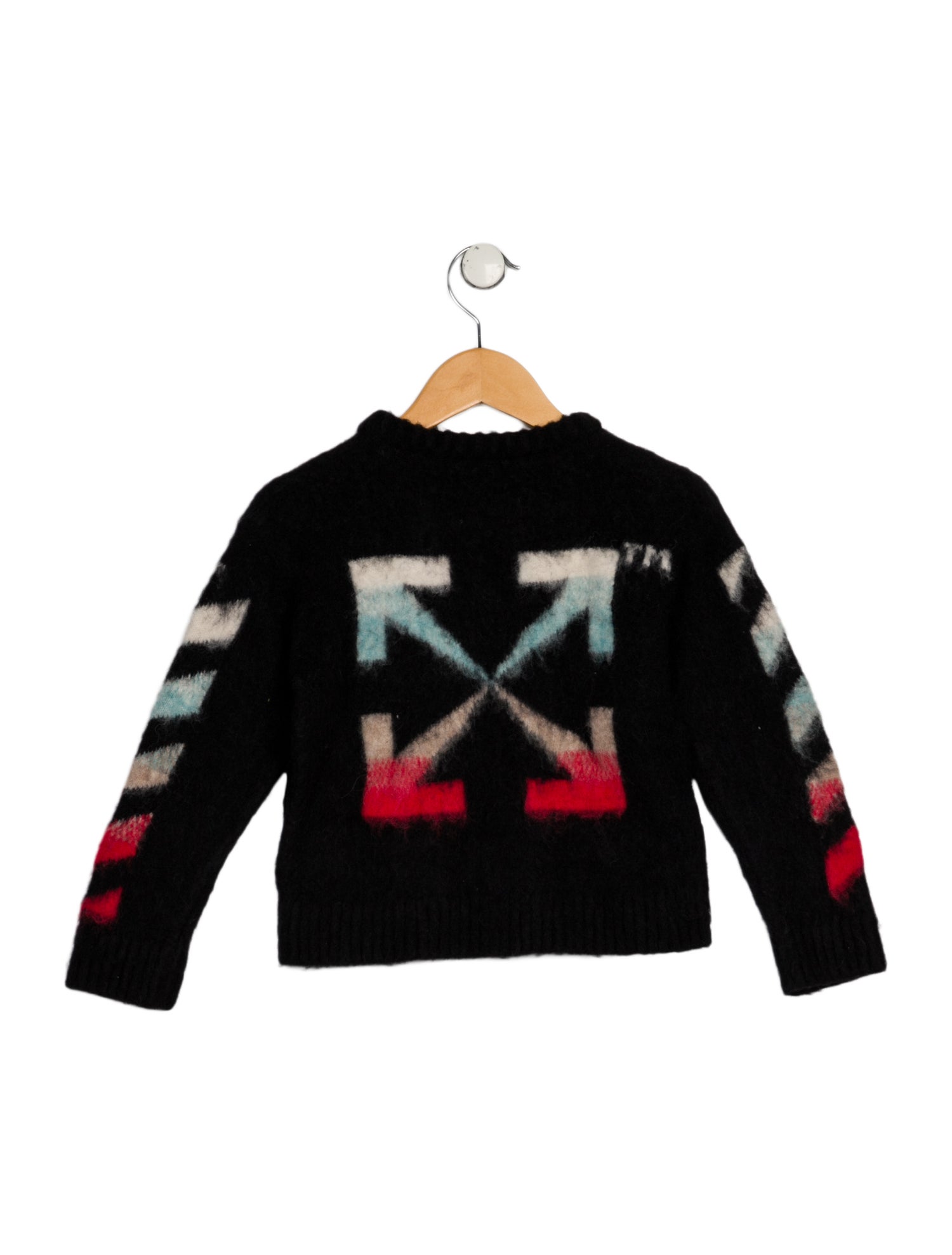 Off-White Toddler Boys' Woven Logo Sweater