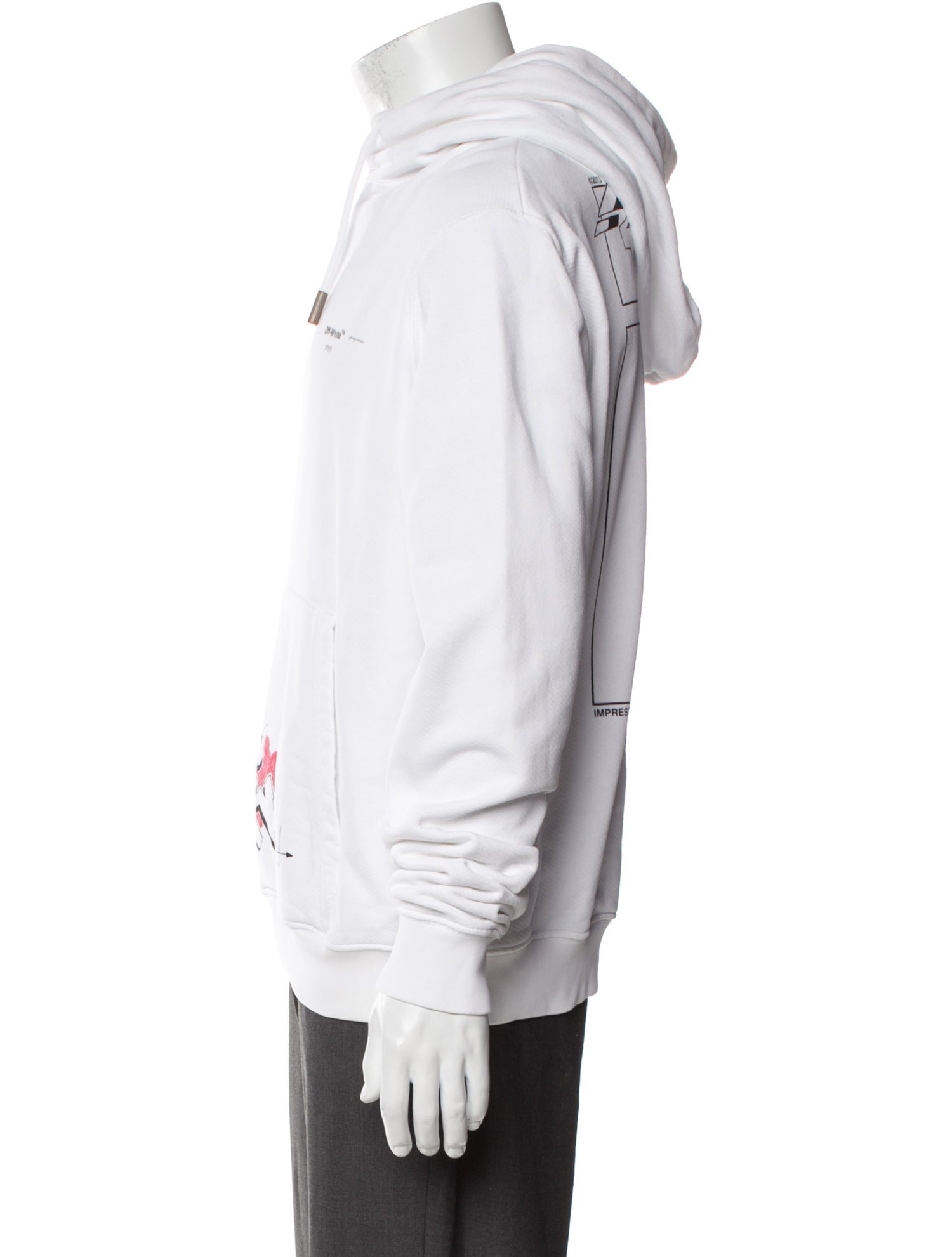 Off-White x Dondi Logo Graphic Print Hoodie