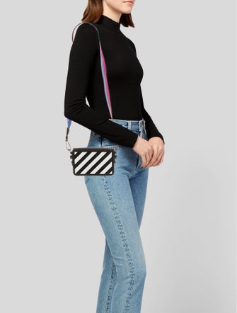Off-White Leather Diagonals