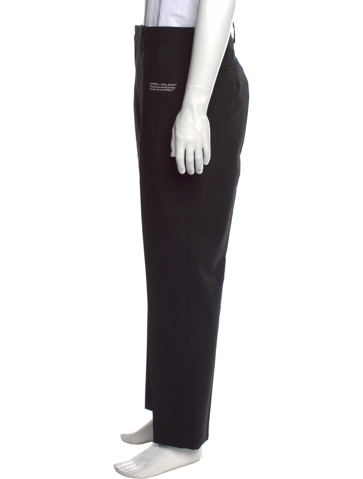 Off-White Virgin Wool Dress Pants