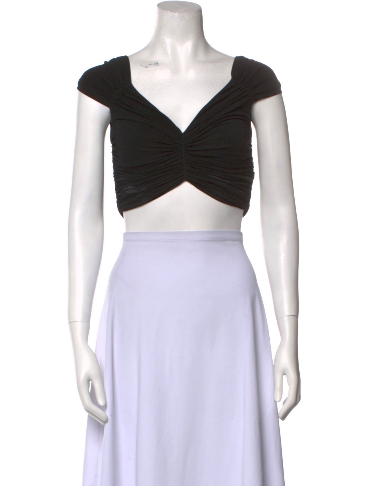 Off-White 2018 V-Neck Crop Top