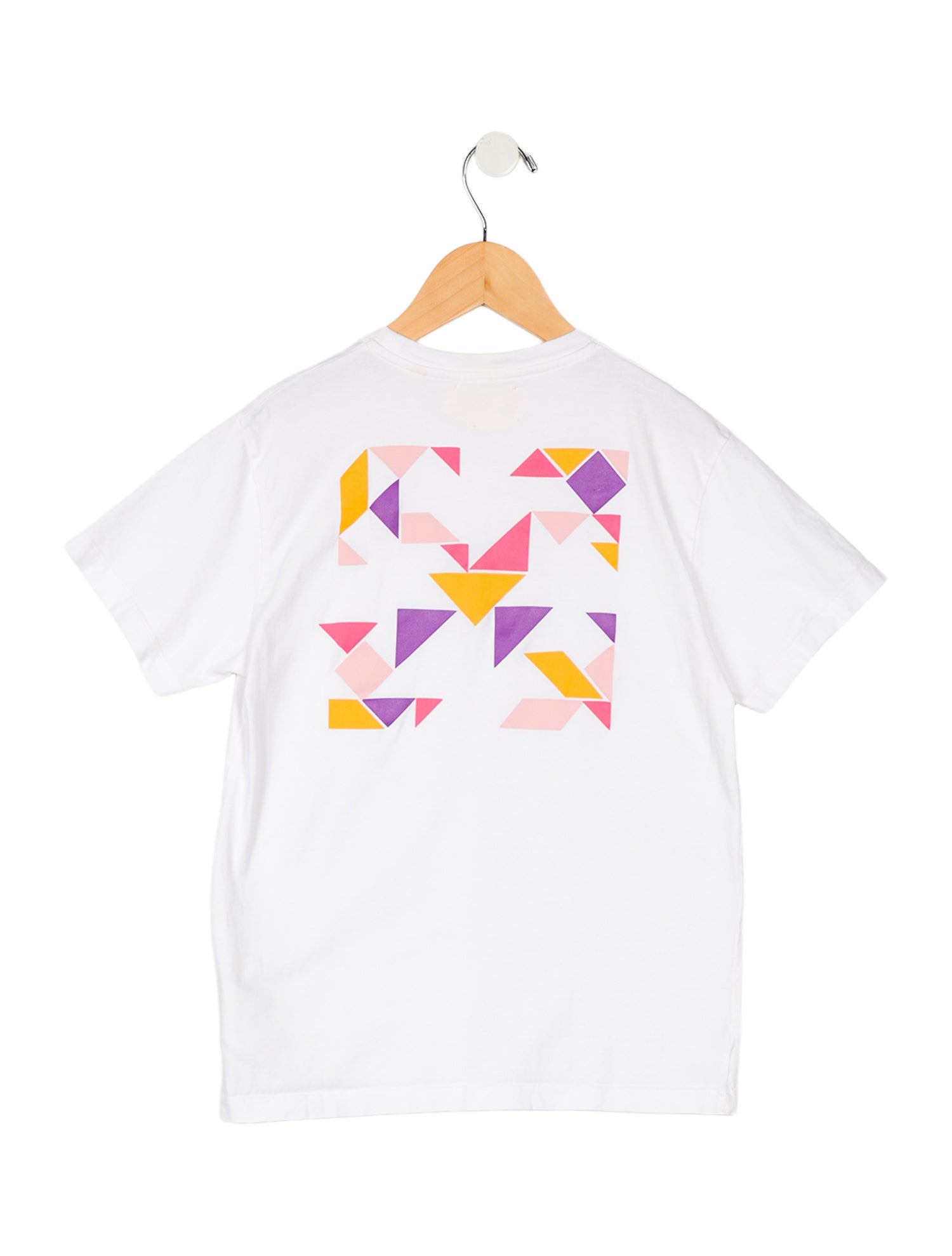 Off-White Girls' Woven Graphic T-Shirt