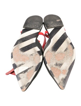 Off-White Leather Flats