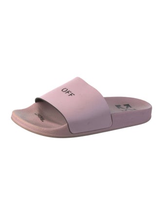 Off-White 2021 Logo Pool Slides Slides